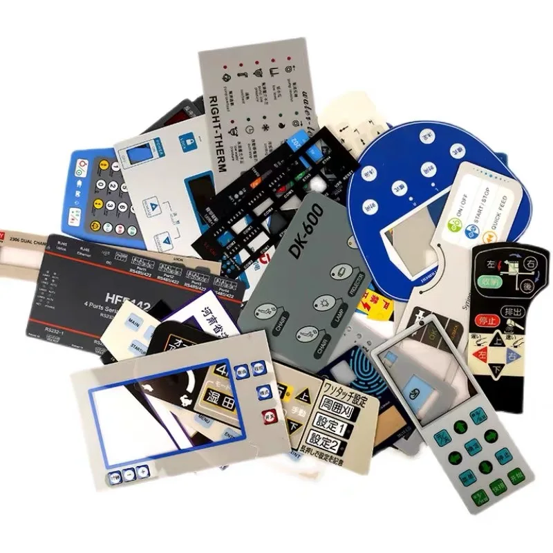 

Индивидуальный мембранный переключатель, тонкая пленка из ПВХ, контрастная панель, мембрана, кнопка для клавиатуры, наклейка, переключатель печатной платы со светодиодами