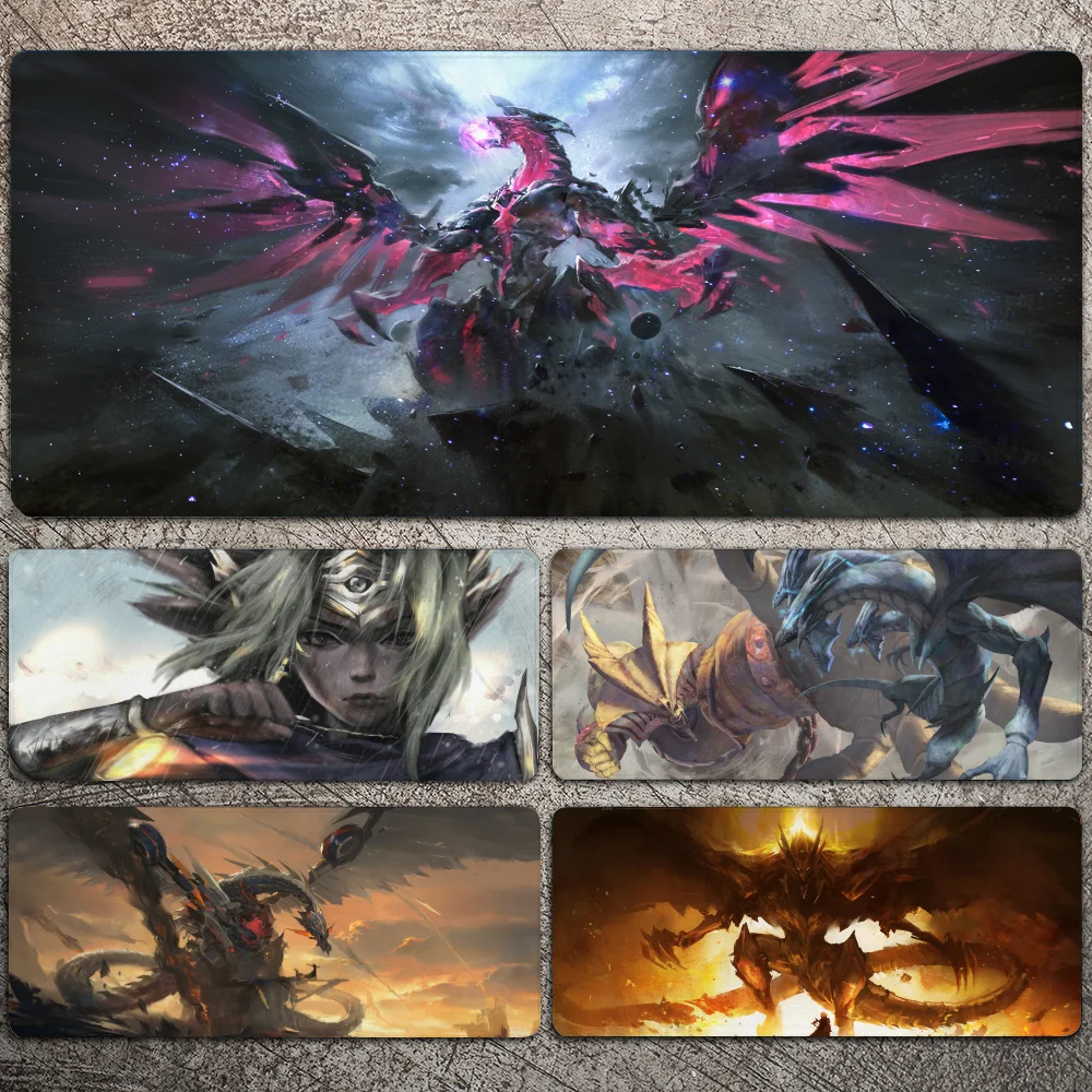 

YU-GI-OH Mousepad Large Gaming Mouse Pad LockEdge Thickened Computer Keyboard Table Desk Mat