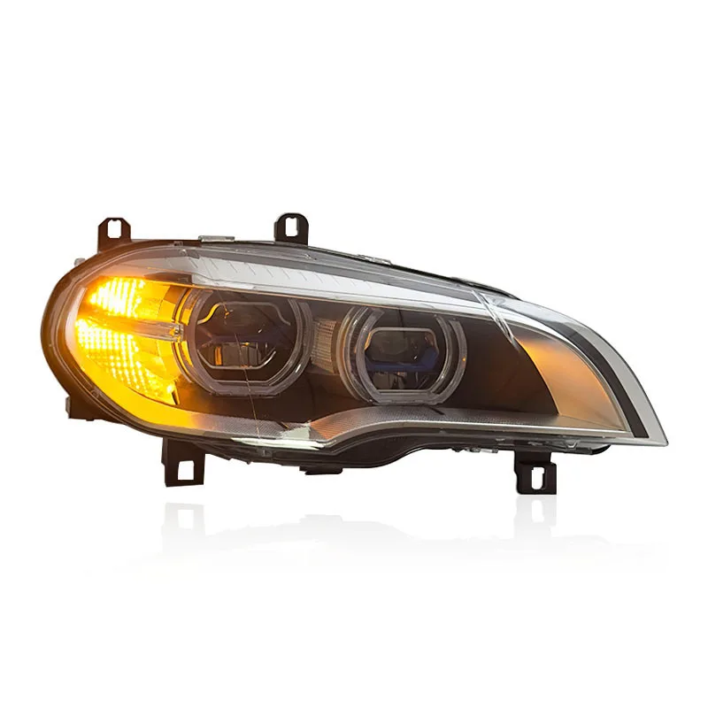 daytime running lights Specially designed for the 07-13 X5 headlight assembly E70 modification, new LED headlights,