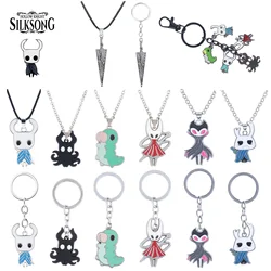 Game Hollow Knight Keychain Troupe Master Grimm Princess Hornet Grub Shadow Octopus Pendant Key Chain for Women Men Jewelry