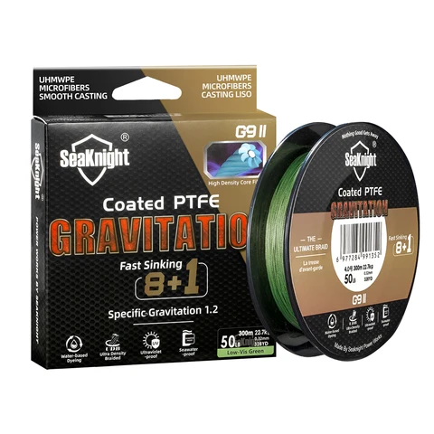 SeaKnight Gravitation9II Плетенная Рыболовная Леска 150м/300м 9-жильная