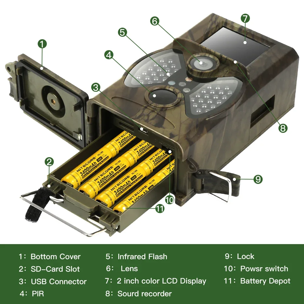 12mp-high-definition-outdoor-digital-camera-with-night-vision-waterproof-mms-smtp-trail-game-cam-2g-memory-card-slot