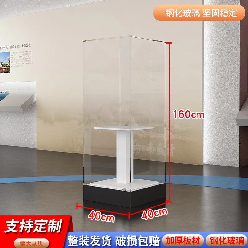 Museum Display Cabinet Jewelry Jade Glass Single Item Display Cabinet Display Cabinet Model Jewelry Factory