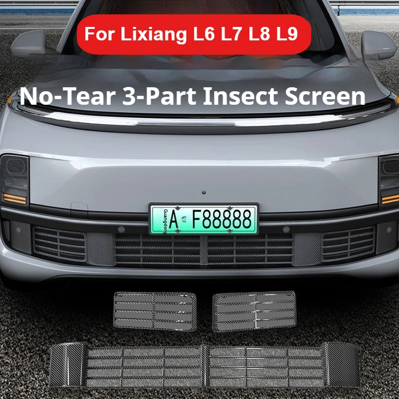 For Li Lixiang L6 L7 L8 L9 Car Insect Screen Front Grille Dust Protection Cover Insect-proof Net Modification Accessories