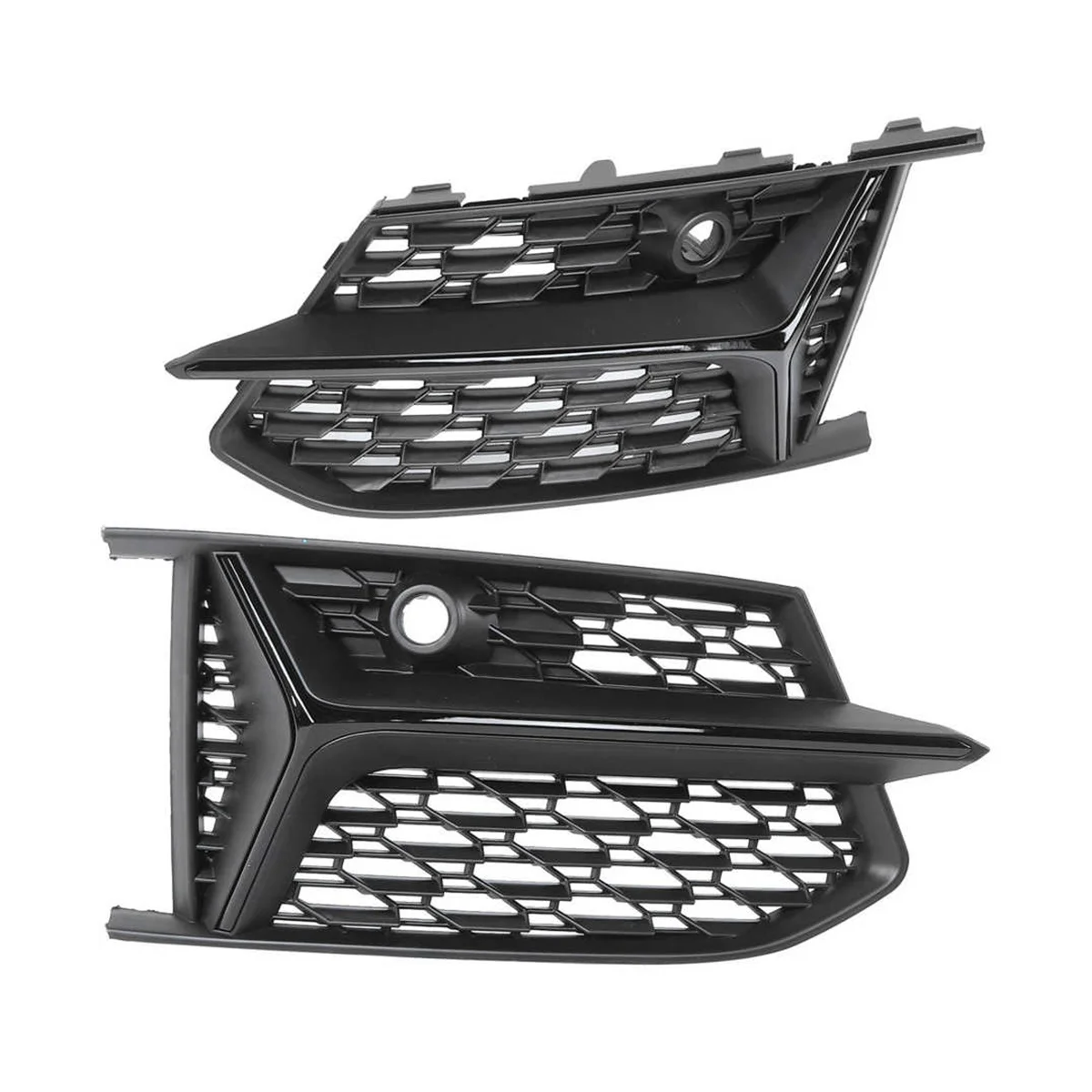 Front Bar Surround Honeycomb Grid Fog Light Grille Car