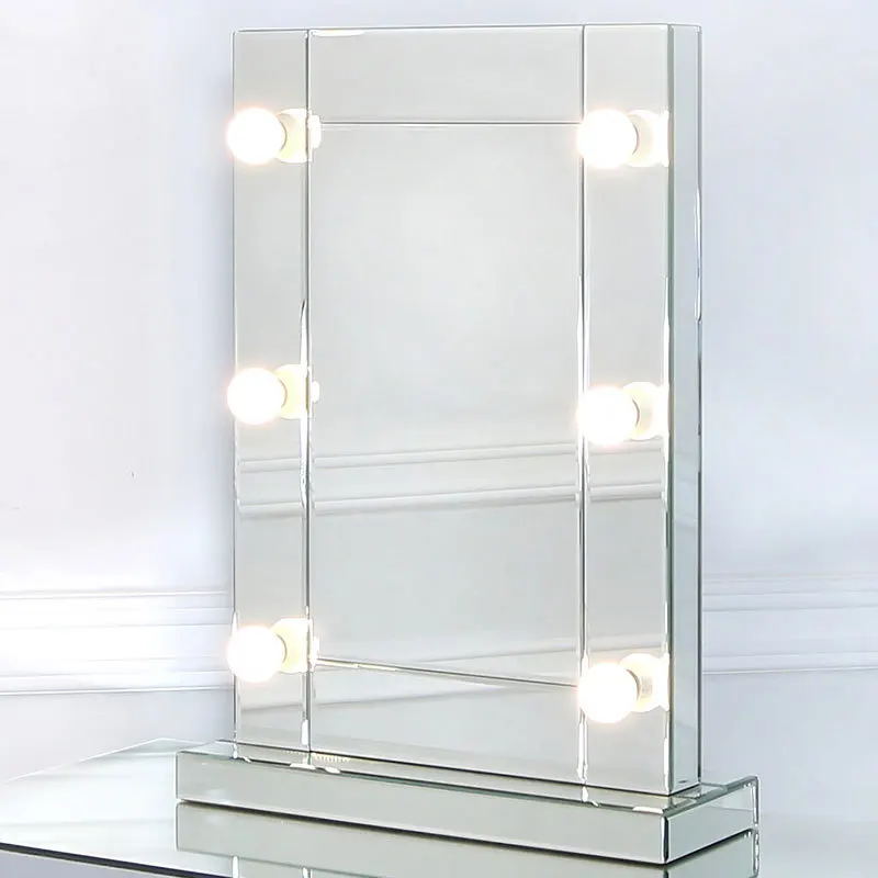 Manufacturer: Nordic Hollywood Makeup Mirror, LED Bulb Mirror, Glass Craft Makeup Mirror, Salon Seat Makeup Mirror