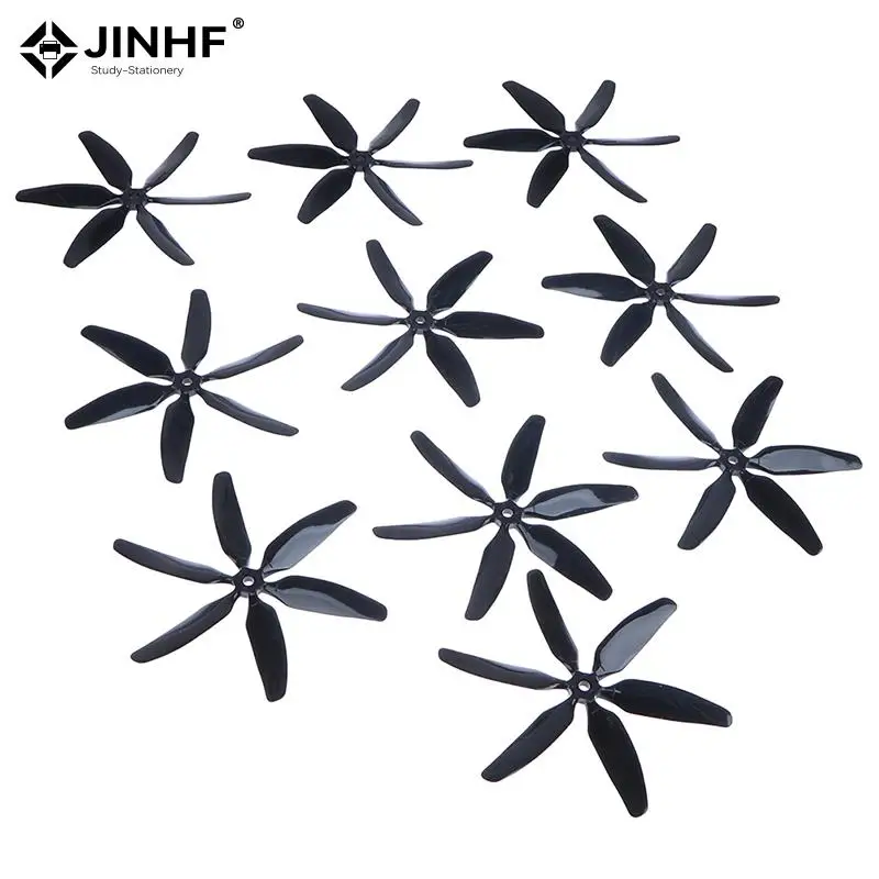 10pcs 504060 Six-blade Propeller CW CCW 5 Inch Propellers Blade For FPV Quadcopter Racing RC Drones Propellers Blade Accessoires