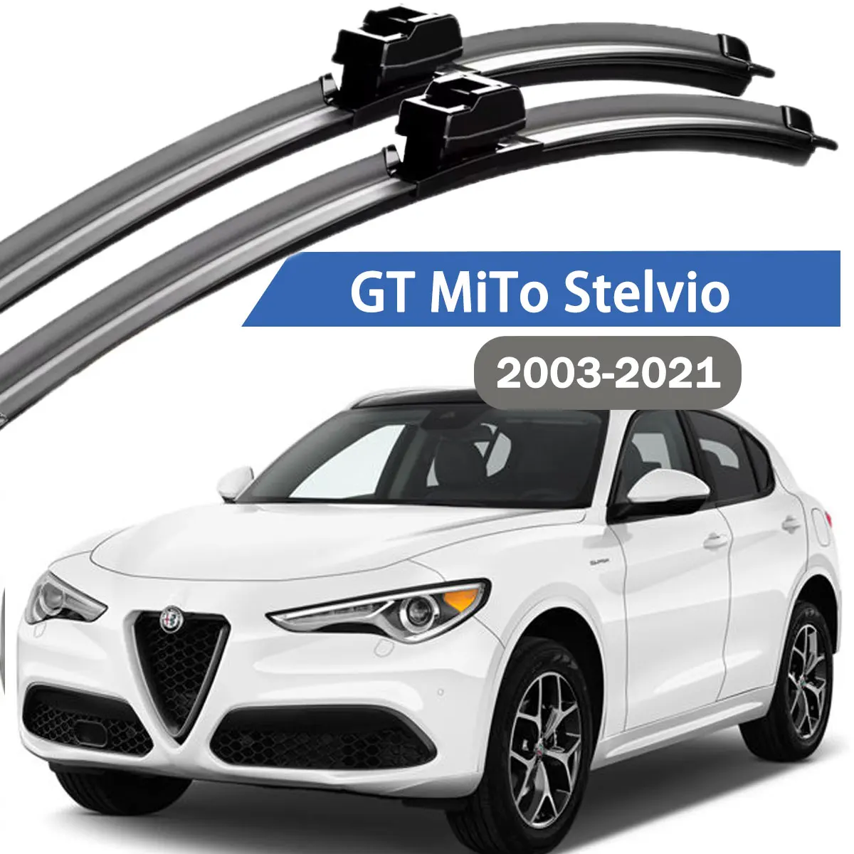 

Щетки стеклоочистителя из углеродного волокна для Alfa Romeo GT MiTo Stelvio 2003-2021