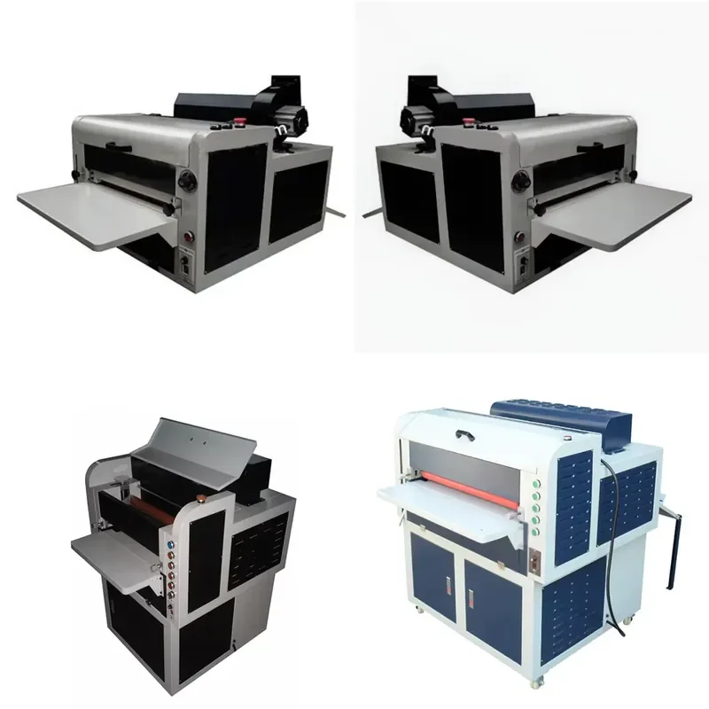Automatic UV Varnish Coating Machine with Vacuum Coater for Wood Furniture Surface Finishing High Gloss Protective Layer