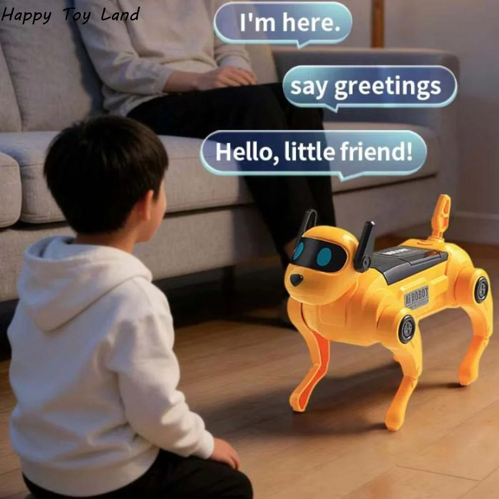 

Voice Control Electric Robot Dog Touch Interactive Singing Dancing Interactive Robot Dog Assemble Model Walking Function
