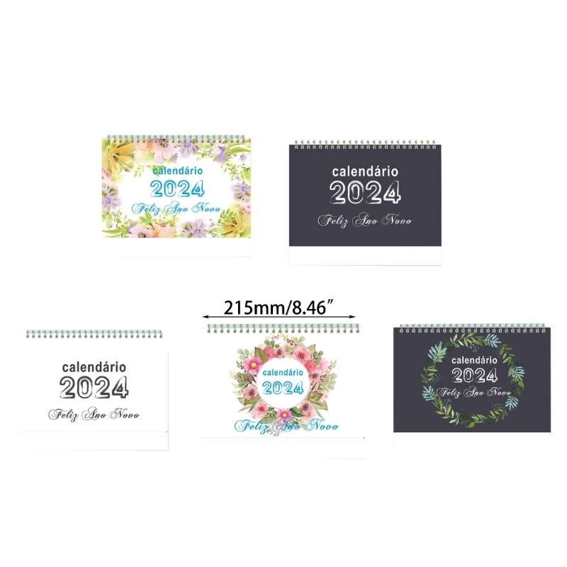 2024 Brazilian Calendar for Time Management and Scheduling Professional Design