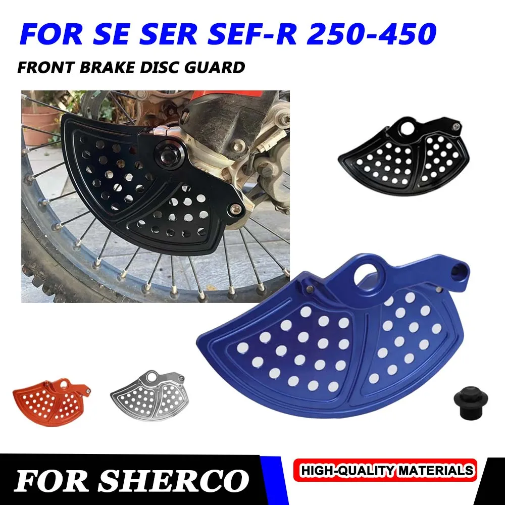

Для Sherco SE 250I 300I SER 250 SE-R 300 2T SEFR SEF-R 450 2013-2017 аксессуары для мотоциклов защита переднего тормозного диска