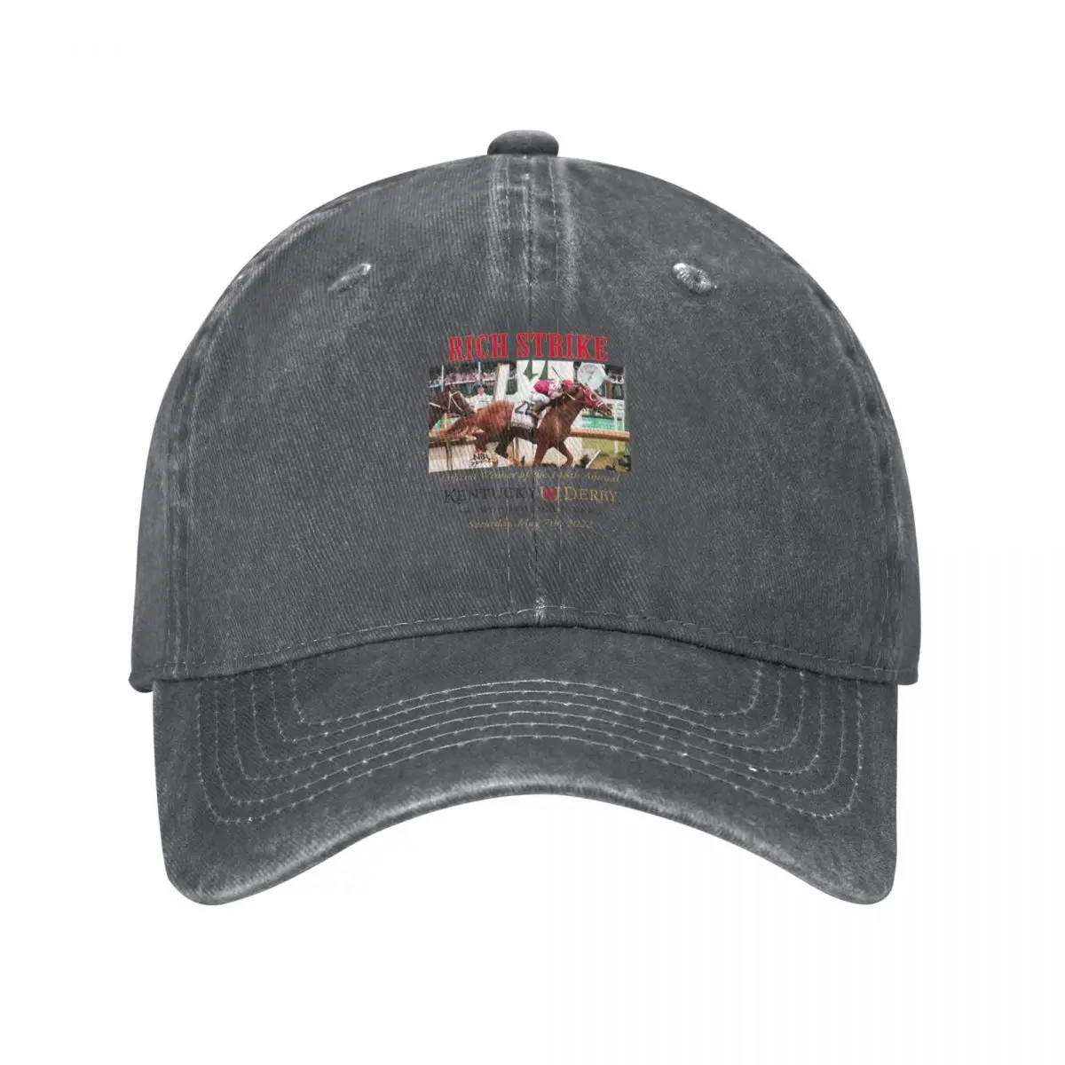 Rich Strike - 2022 Kentucky Derby Winner - Classic Horseracing Baseball Cap party Hat Trucker Hat Woman Hats Men's