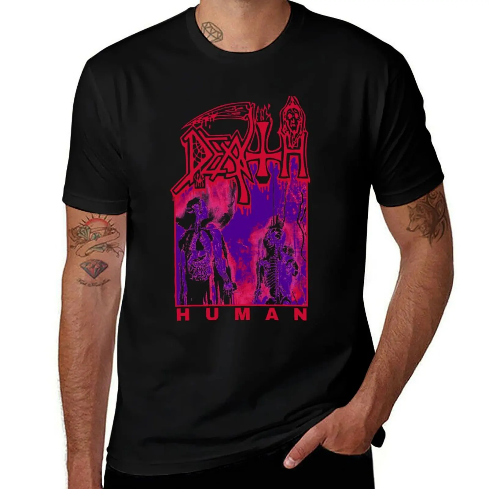 

Death Human alternative color 4 T-Shirt t shirts cotton 100% men t shirt cotton 100%