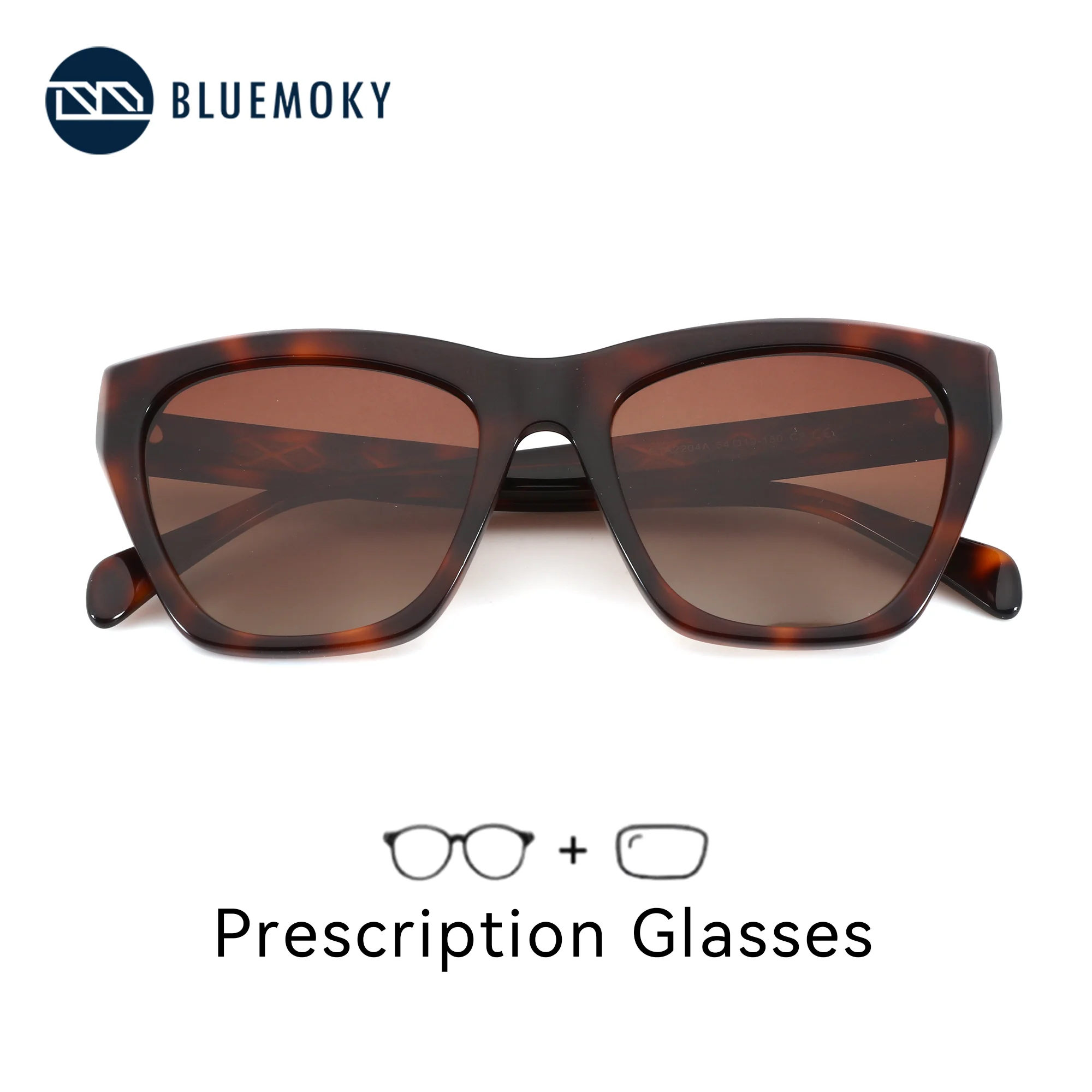 

BLUEMOKY M размер бабочки ацетатные солнцезащитные очки по рецепту для женщин UV400 поляризационные прогрессивные оптические солнцезащитные очки