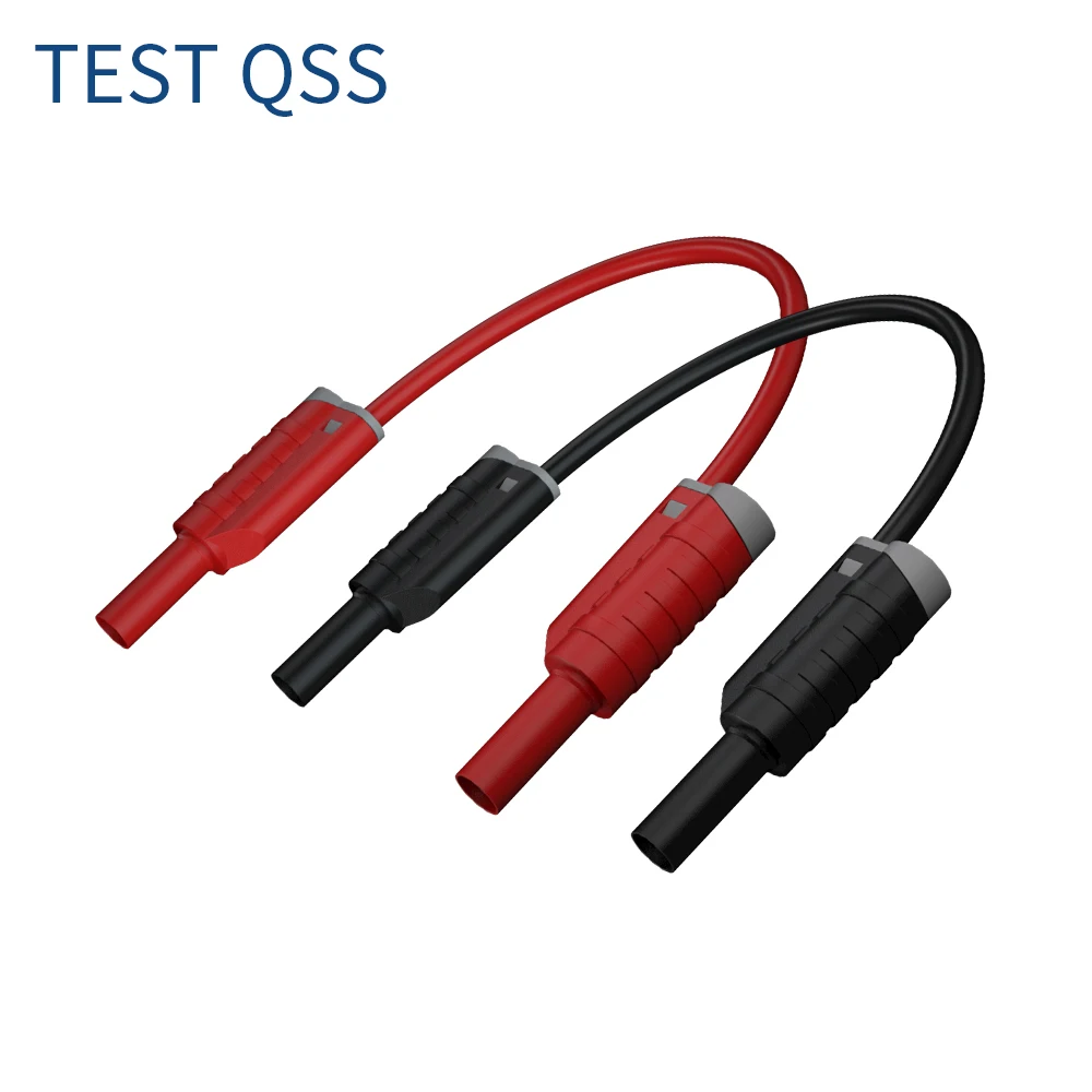 Imagem -05 - Qss-stackable Multi-meter Test Leads Test Leads Segurança Totalmente Isolamento Cabo de Medição Wire Line Q.70088b mm 100cm mm Pcs