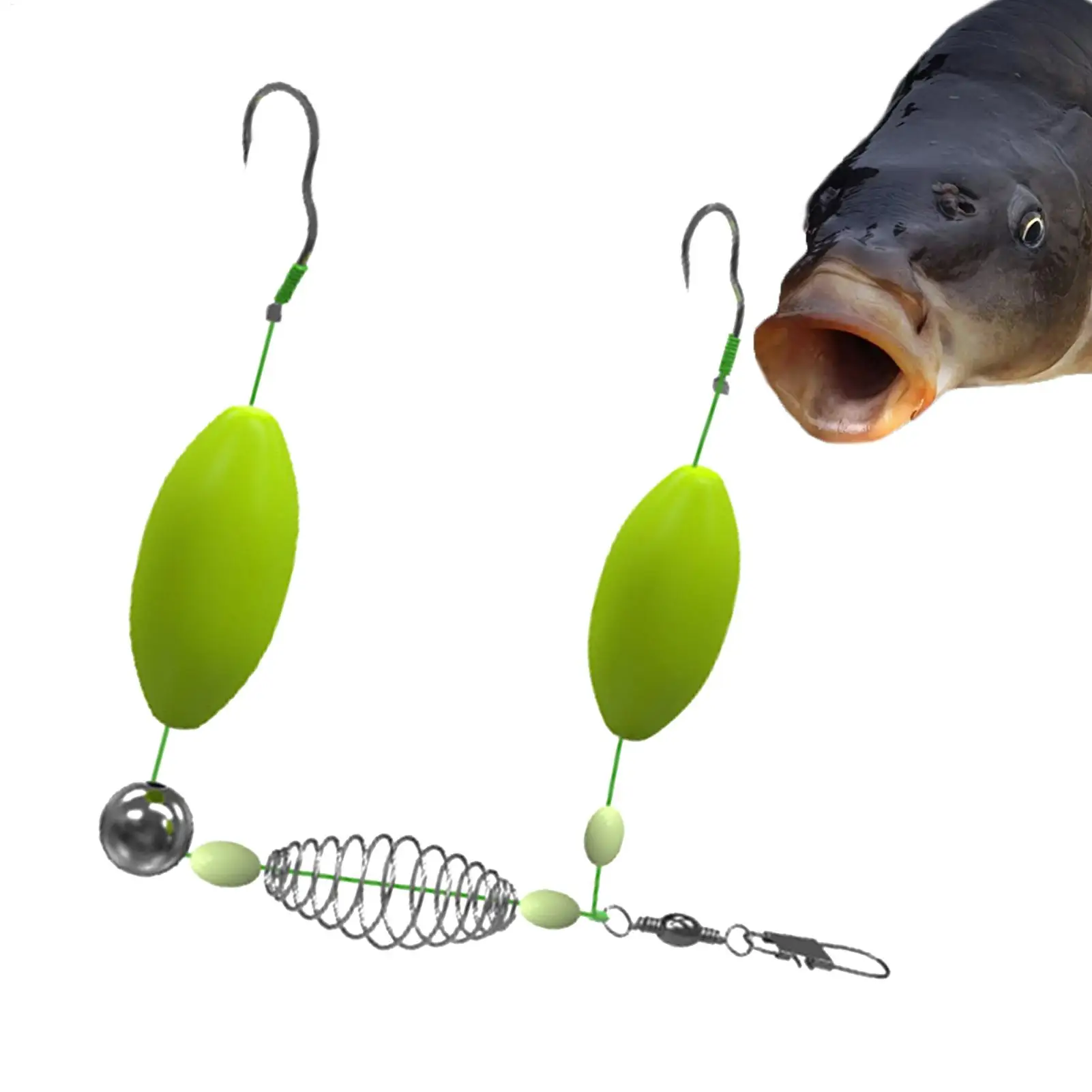 

Carp Fishing Hooks Carp Bait Holder User-Friendly Bait Holder For Stream Lake River Pond Trout Catfish Saltwater Freshwater