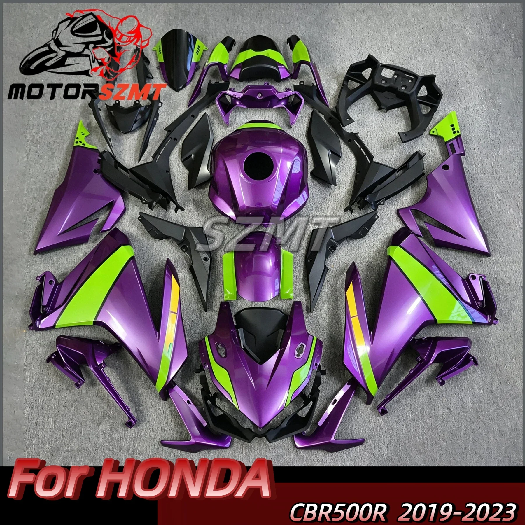 Body Full Fairing Kit Motorcycle Bodywork ABS Injection Purple For Honda CBR500R CBR 500R CBR500 R 2019 2020 2021 2022 2023