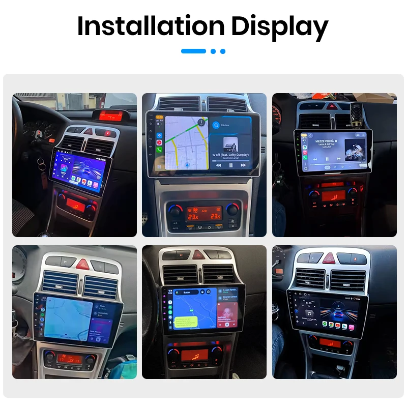 Radio para coche Junsun con Android Auto para Peugeot 307 307CC 307SW 2002 2003 2004 2005 2006-2013, sistema multimedia inalámbrico Apple CarPlay, sistemas inteligentes, pantalla táctil IPS, reproductor de vídeo estéreo, 2 Din, autorradio, unidad principal, navegación, BT, GPS, 4G, WIFI, FM, AM, DSP, RDS, SWC 2
