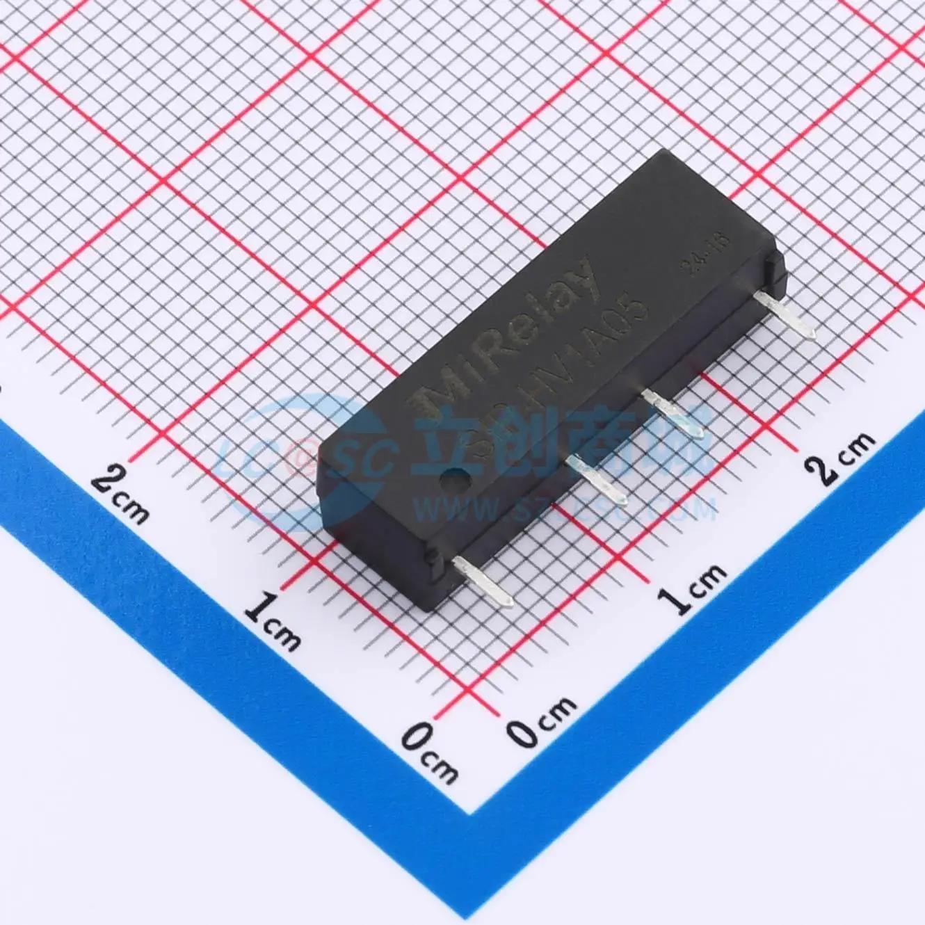 3pcs SIP-HV1A05 5V SIP 24.1x6.2mm SPST NO Electromagnetic Relay PCB Electronic Switch
