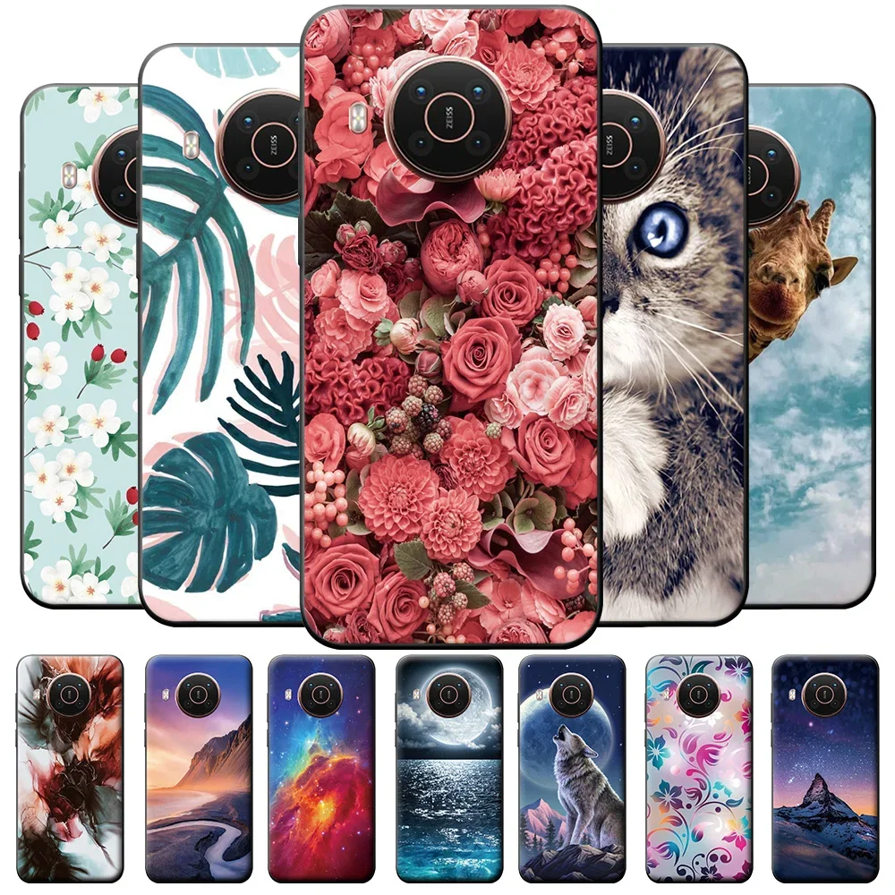 Funda de TPU a prueba de golpes para Nokia X20 X10, carcasa protectora mate para Nokia x10, parachoques suave de silicona para NokiaX20 X 20 NokiaGX10