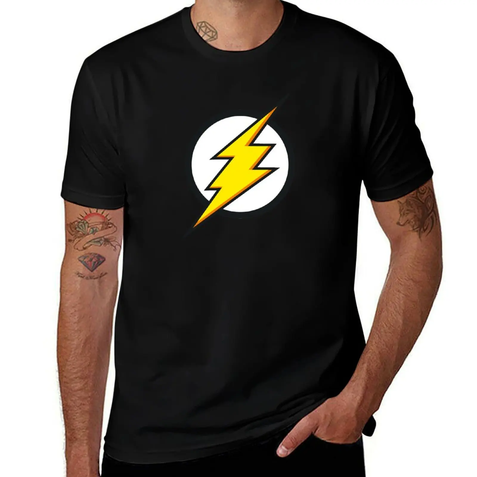 

Lighting Bolt of the fastest man alive (Yellow Speed Demon) 2020 T-Shirt t shirt man cotton t shirts for man cotton T-shirt
