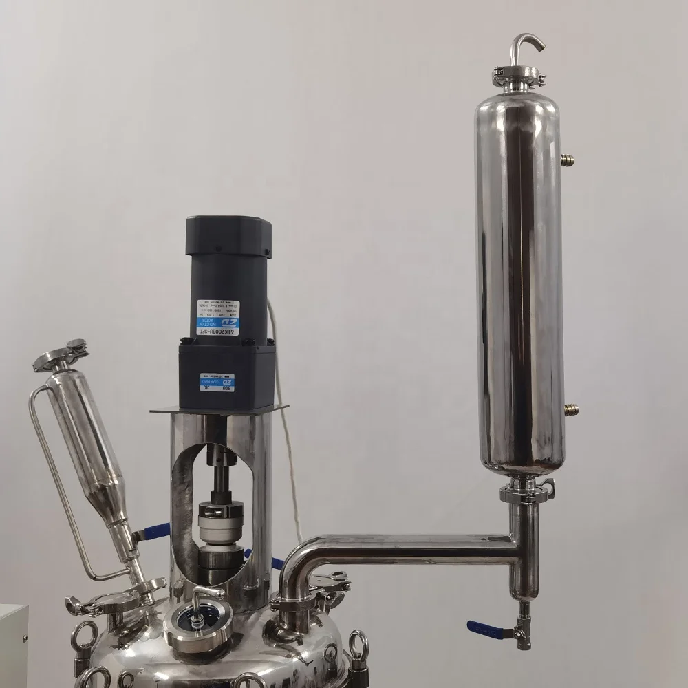 Double Layer Stainless Steel Reactor Laboratory High-temperatureand High-pressure Chemical Synthesis Distillation Vacuum Reactor