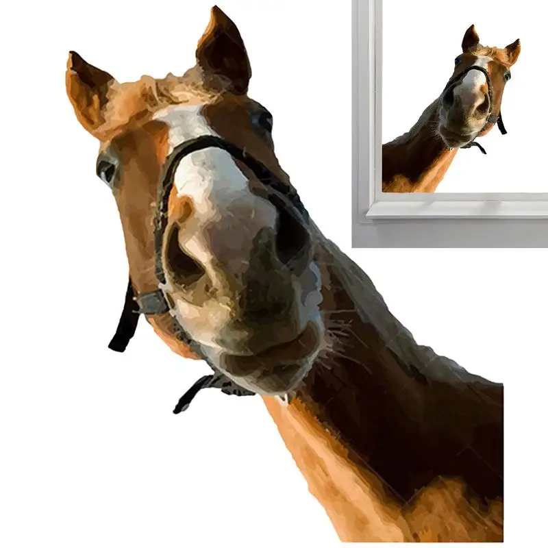 Horse Wall Stickers For Bedroom Horse Wall Stickers Wild Horses Peel And Stick Wall Decals Farm Animal Window Decals Peel &