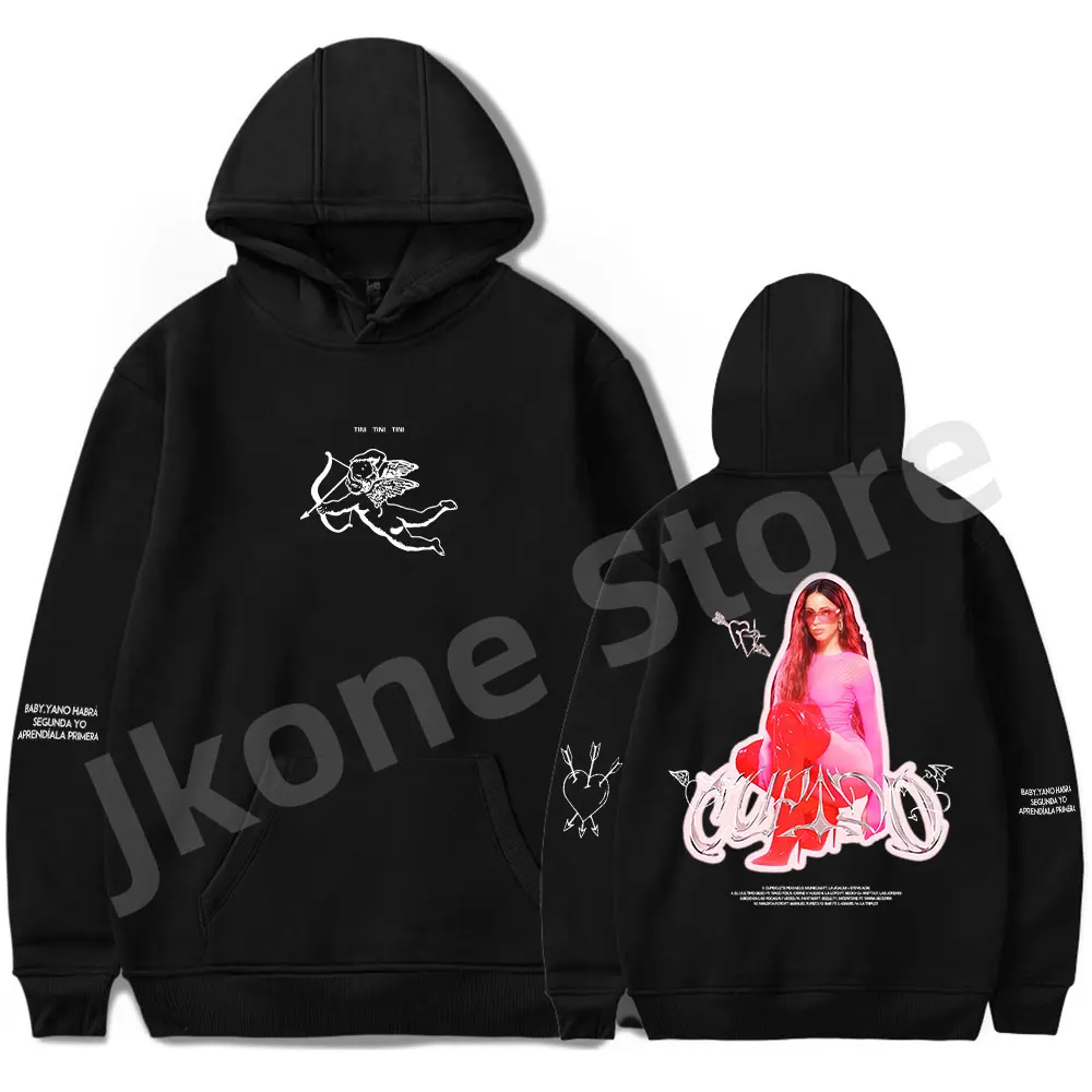 

Tini Stoessel World Tour Hoodies Cupido Album Merch Winter Women Men Fashion Casual Long Sleeve Sweatshirts