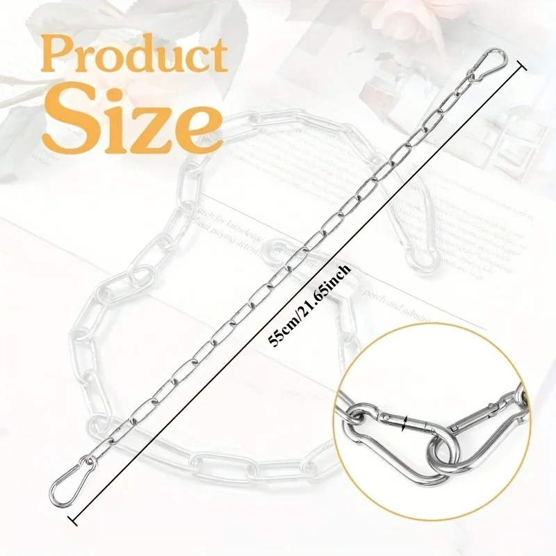 Heavy Duty Stainless Steel Chain, Corrosion & Rust Proof, Secure Locking Links for Farm, Construction, Automotive, Marine
