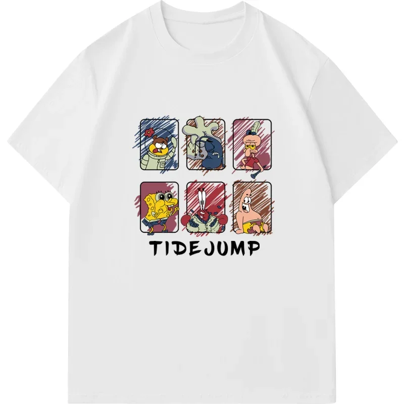 

American-style Trendy Cotton Short-sleeved T-shirt for Men, Suitable for All Seasons, Versatile Round-neck Fashionable Top