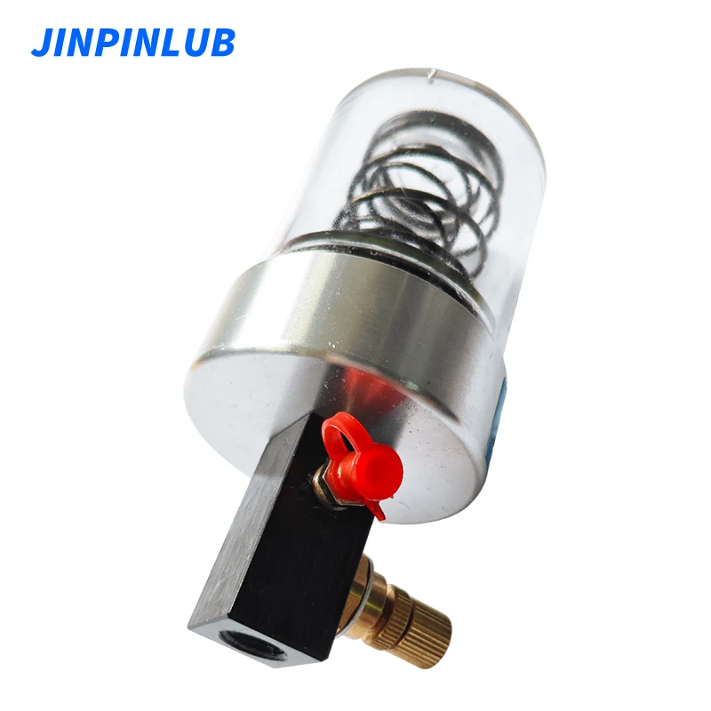 JINPINLUB Recyclable NLGI 0-3 adjustable oiler single point lubrication pump with spring for automatic bearing