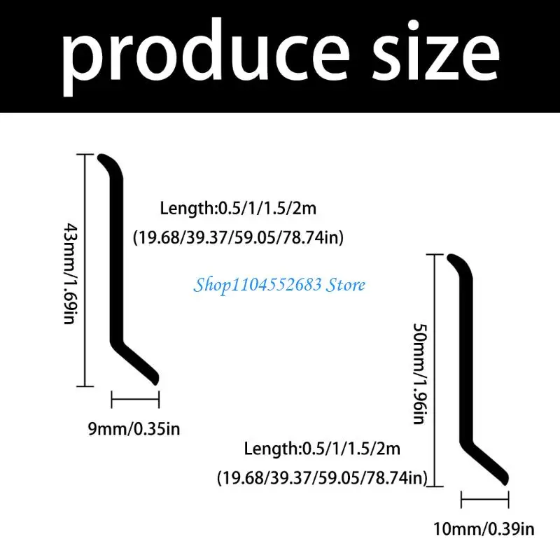 

Y6GD Window Water Barrier Rainproof Water Backflow Sealing Strips Water Blocking Board