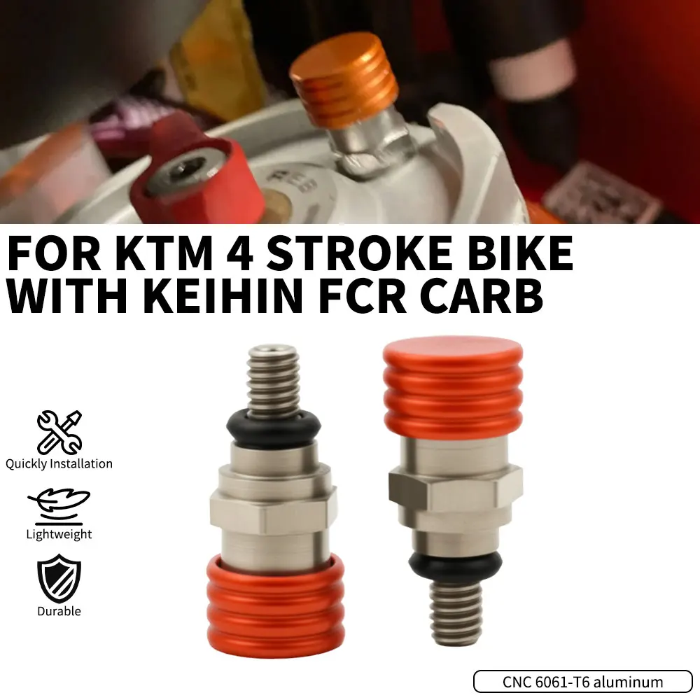 Válvula de Alívio de Ar M4*0.7MM para KTM SX XC SXF XCF EXCF EXC WP 65 85 125 150 200 250 300 350 450 Motocicletas Off-Road