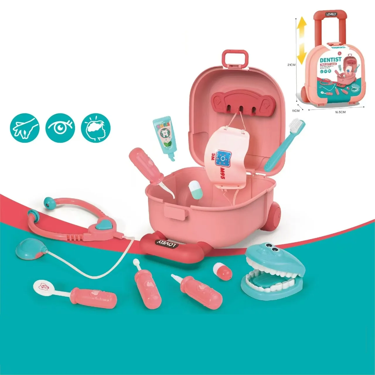 Zestaw narzędzi do naprawy, układanka treningowa, rozwijający zdolności manualne, narzędzie do wyciągania, skrzynka narzędziowa do napraw