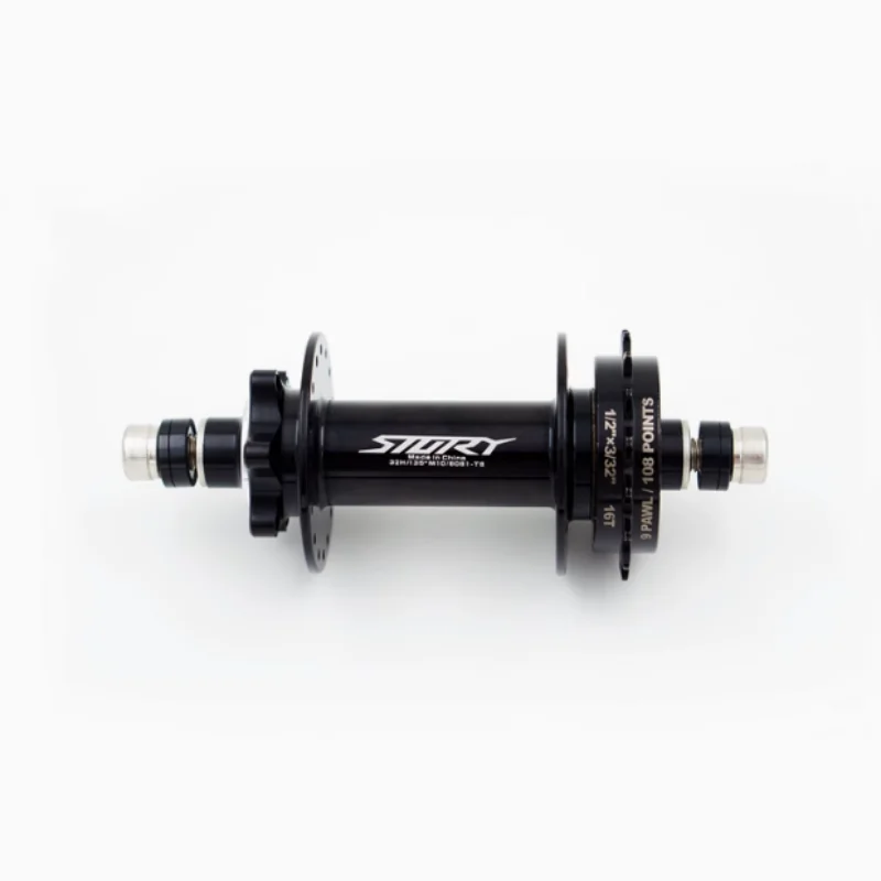 Single-Speed Rear Hub with Threaded Screw, 16T, 135mm * 10mm, Fit for Street Climbing, slope Car