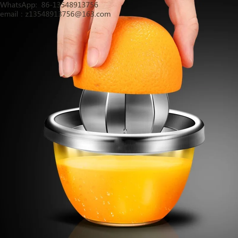 304 stainless steel manual juicer thickened and increased capacity lemon juicer fruit squeezer