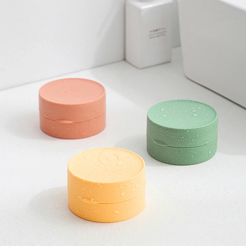 

Waterproof Soap Box with Lid Portable Small Soap Case Creative Runway Shape Storage Box for Easy Storage and Use
