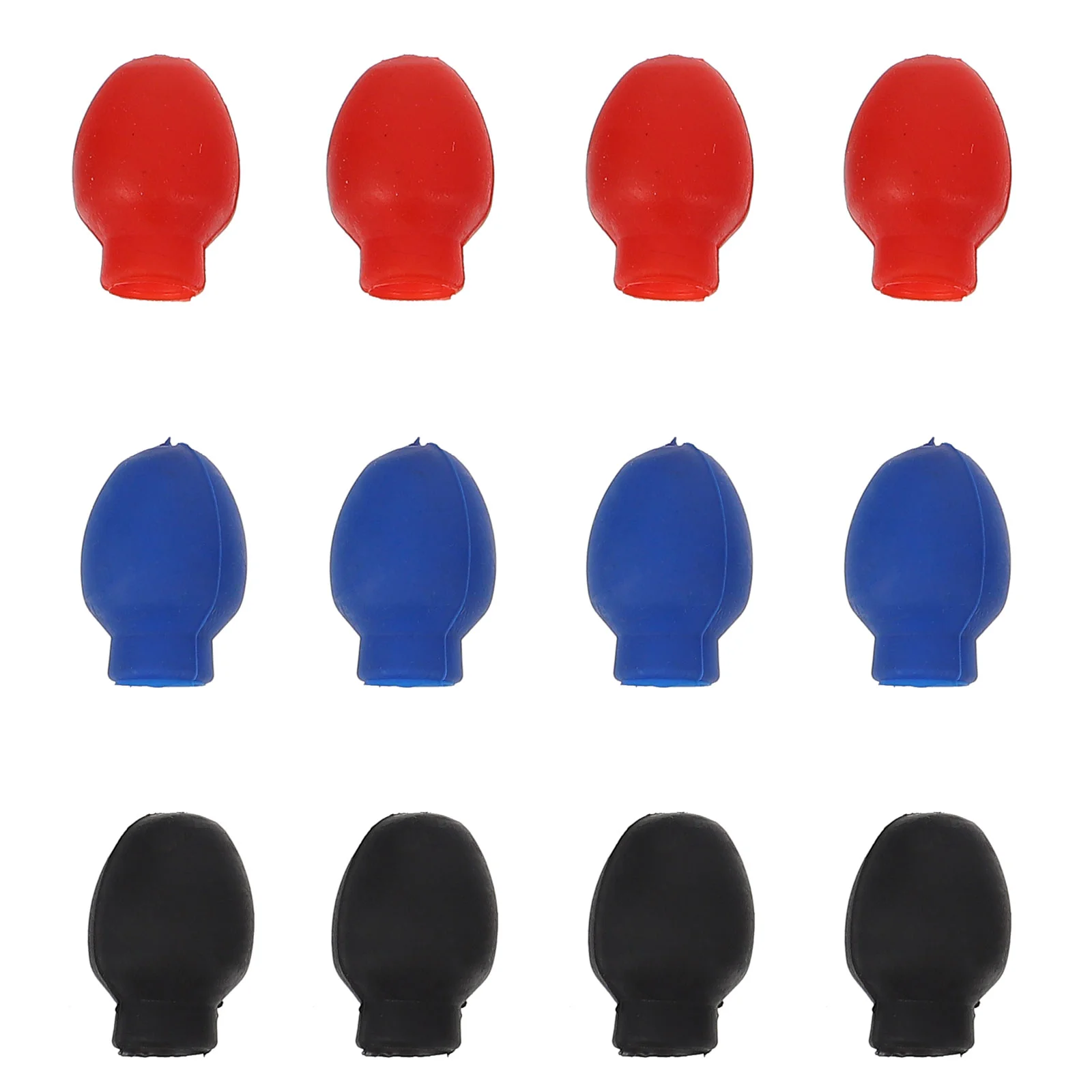 

6 Pairs Rubber Drumstick Covers Tip Drumsticks Damping Replacement Practice Sleeve Percussion