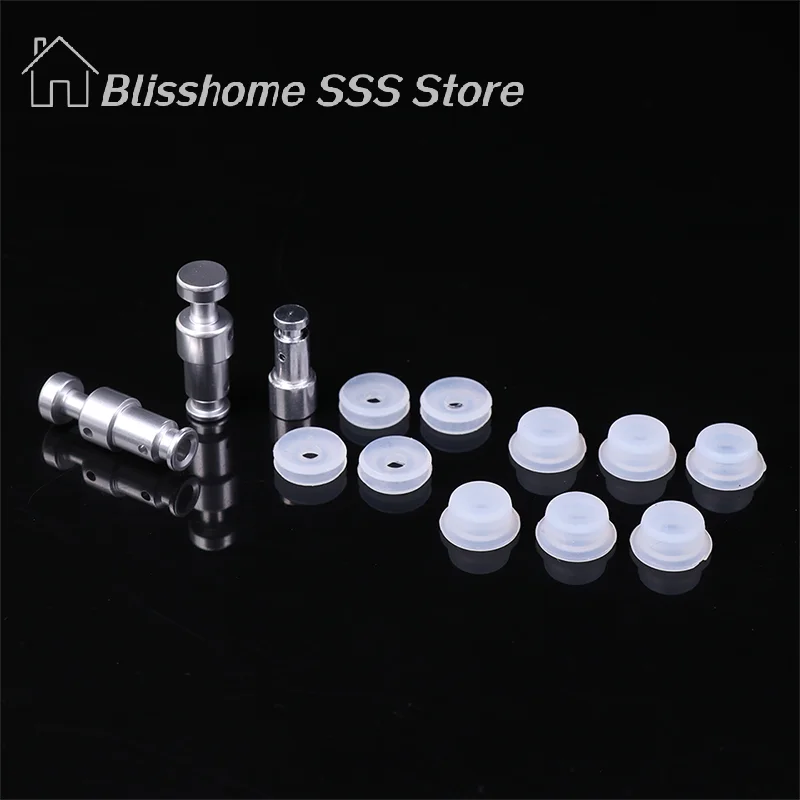 【S】Universal Replacement Floater And Sealer For Kitchen Pressure Cooker 1 Float Valve + 4 Sealing Washers Kitchen Dining