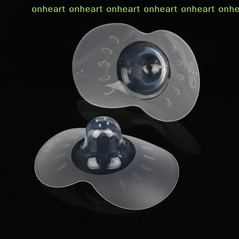 [C]2pcs Silicone Nipple Protectors Feeding Mothers Nipple  Protection Cover Breastfeeding with Clear Carrying Case