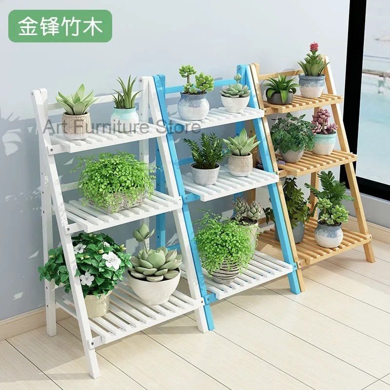 

2/3/4 Tier Plant Stand Indoor Bamboo Flowerpot Shelf Outdoor Multi-Functional Display Shelf Storage Rack Garden Furniture Sets