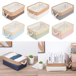 Home Supplies Sundries Sorting Basket Folding Linen Organizer Box Underwear Socks Baby Toys Storage Basket