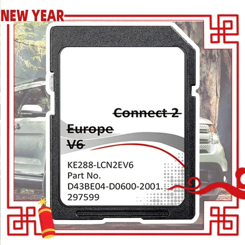 

SD Maps Connect 2 V6 2021 2022 Europe 2021 for Nissan Car Connect2 Navigation Memory