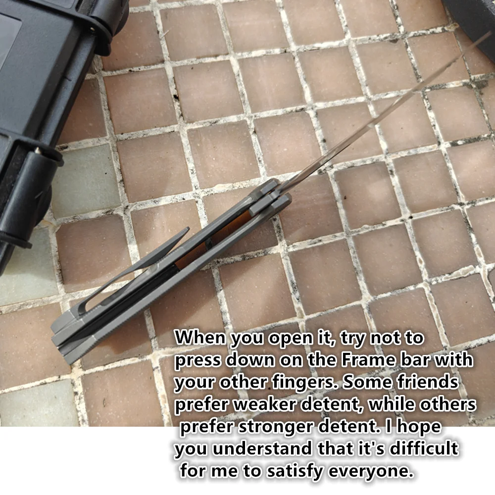 جديد محايد JUFULE سكين للفرد مقبض تيتانيوم 60 + HRC 154 سنتيمتر الصلب السيراميك تحمل جيب EDC أداة الصيد التخييم في الهواء الطلق