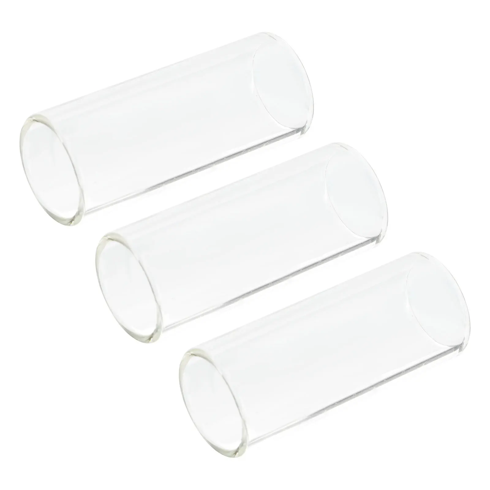 

3Pcs Guitar Finger Guards Glass Fingertip Covers Practice Protection for Pain Relief Long Lasting Guitar Glass Finger Covers