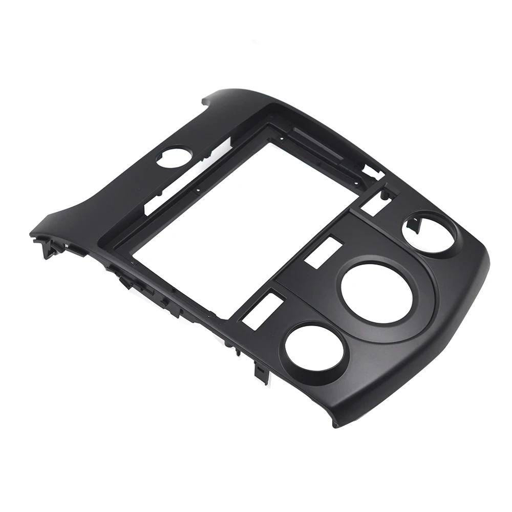 Car Radio Fascia for KIA FORTE MANUAL AC 9 Inch Screen Dash Panel Dashboard Installation Refitting Mount Trim kit  Stereo Bezel