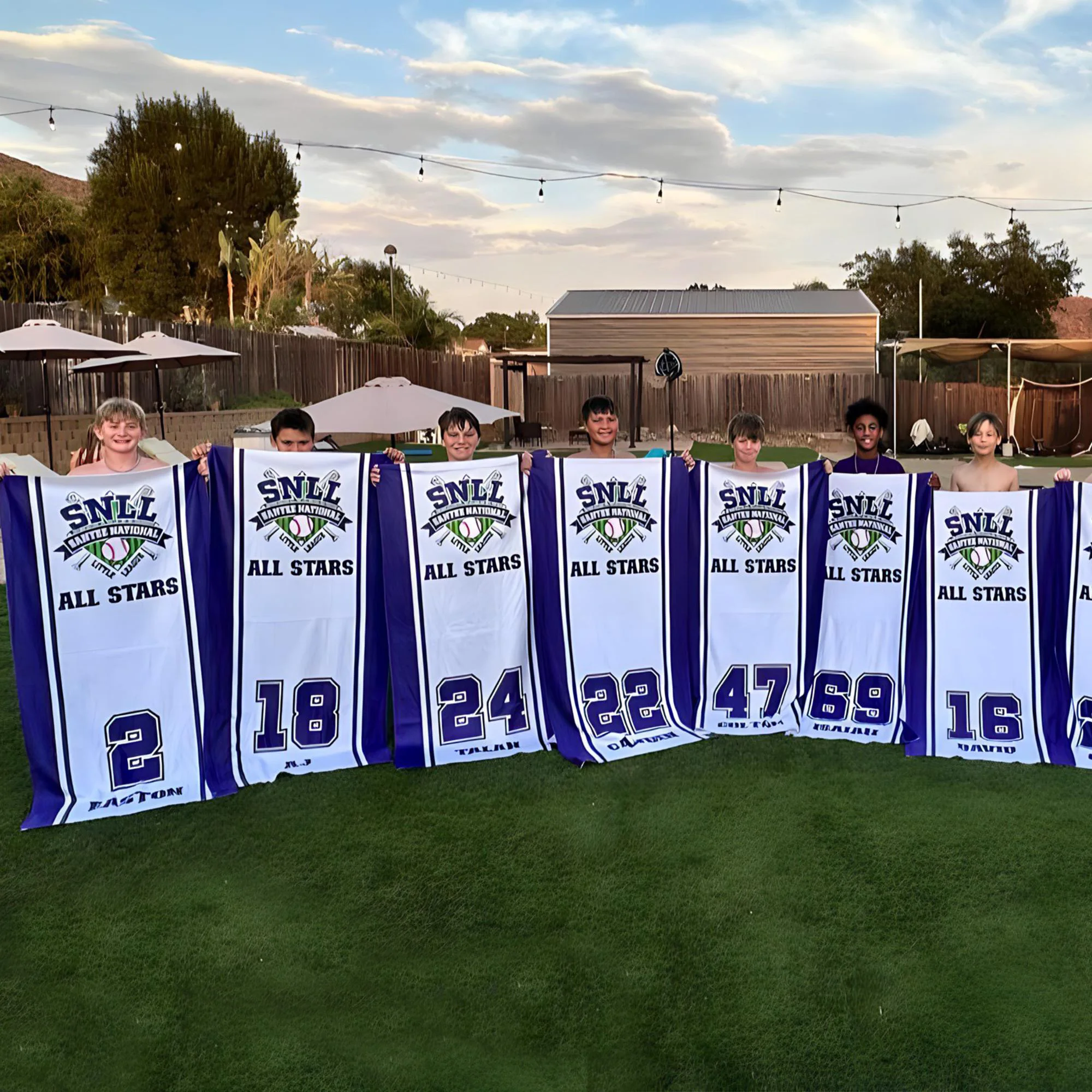 Personalized Custom Baseball/Softball Team Beach Towel, Customized Sport Photo Gifts, World Series Gift, Swimming Club Towel