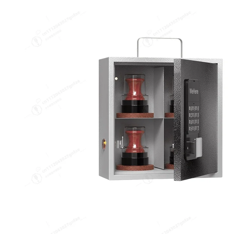 Smart Seal Management Box with Bluetooth Dynamic Password - Remote Access Control Steel Cabinet for Company Stamp Security