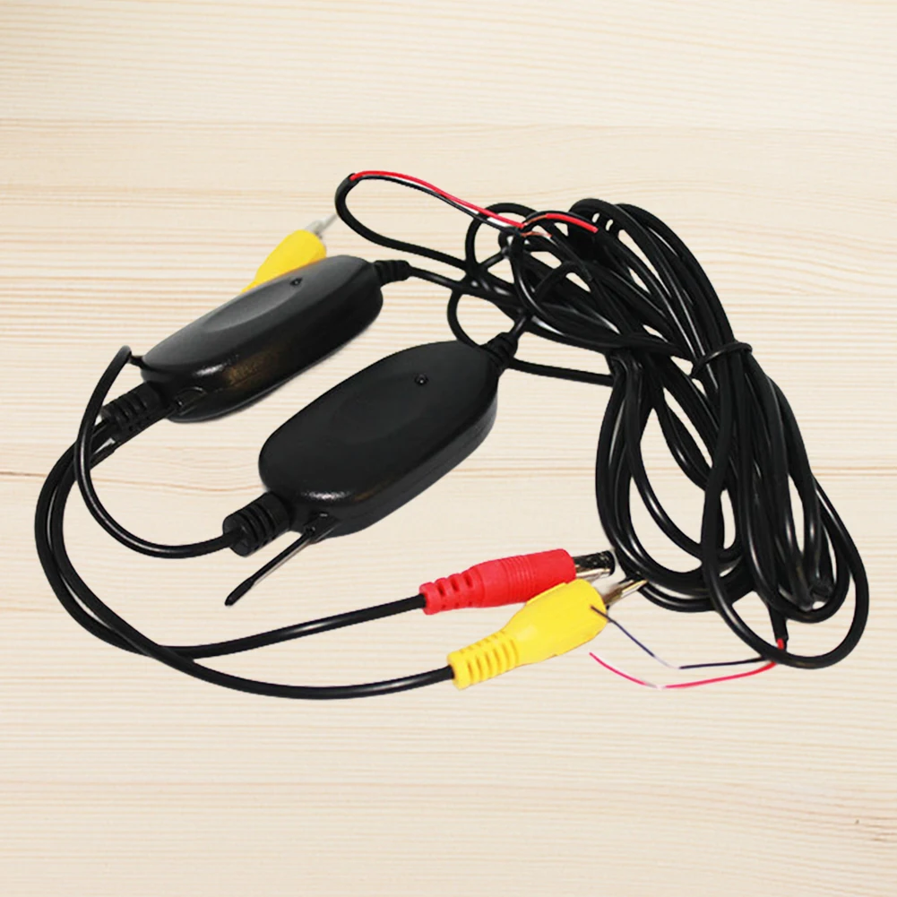 Wireless Video Transmitter Receiver Kit 2.4Ghz for Car Monitor Back Up Reverse Rear View Camera